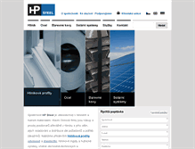 Tablet Screenshot of hpsteel.cz